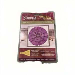Sheena-Douglass-Create-A-Flower-fan-Petals‎ Metal Die Set